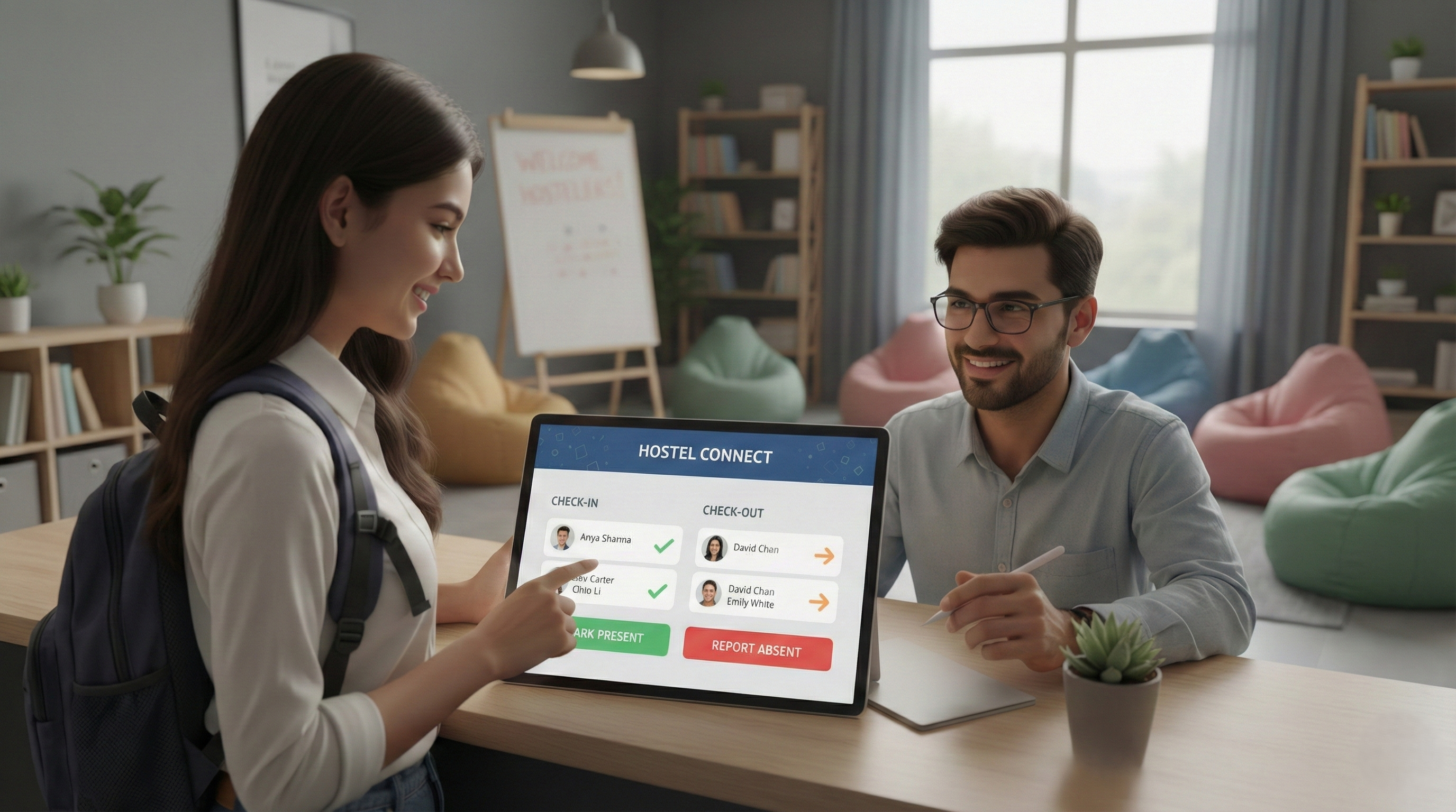 Smart Biometric Hostel Management System